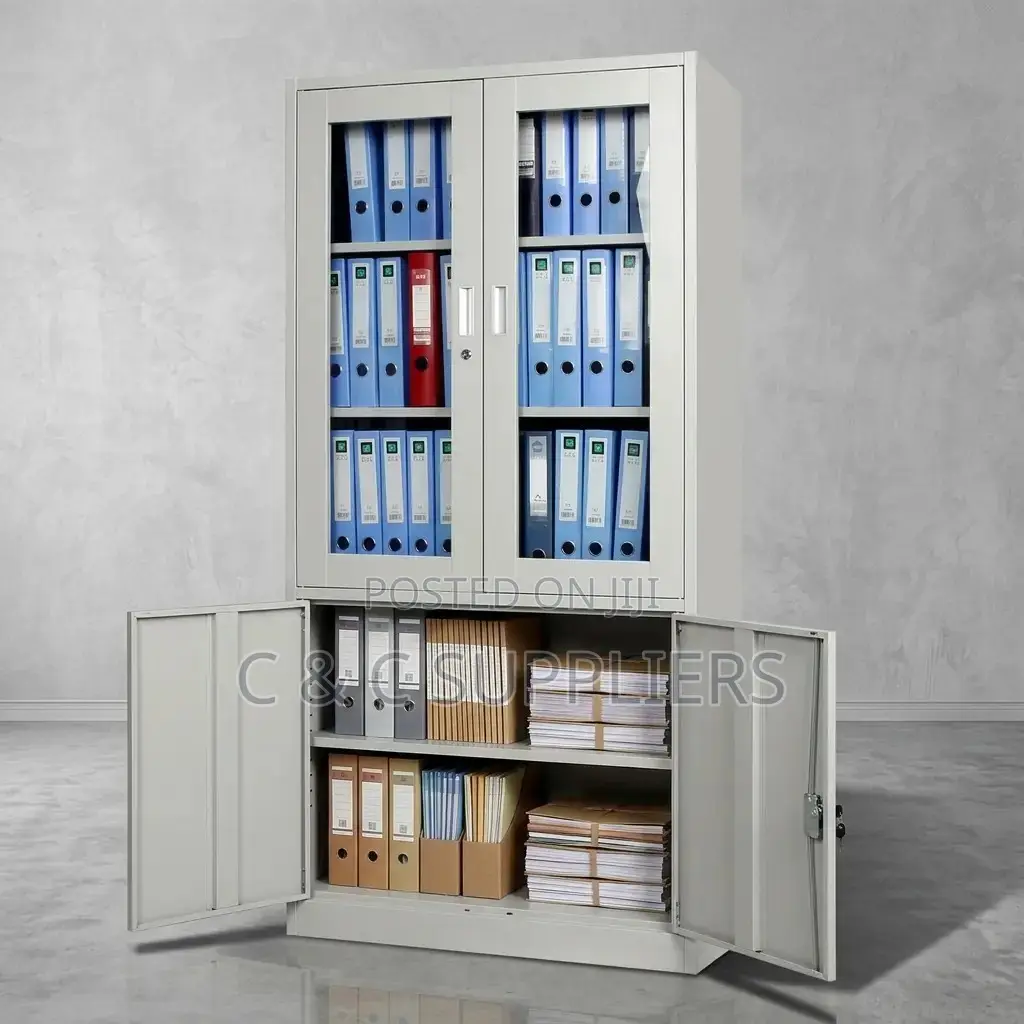 Double-Door Office Storage Cabinet