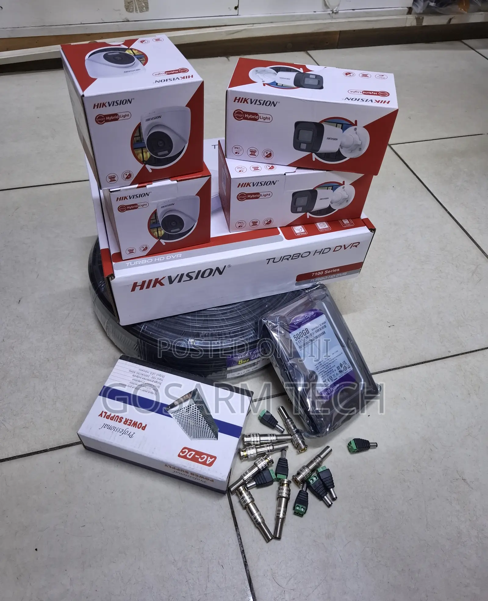 Clean and Clear Image Full Kit 4 Channel Smart Hybrid 2MP Hikvision