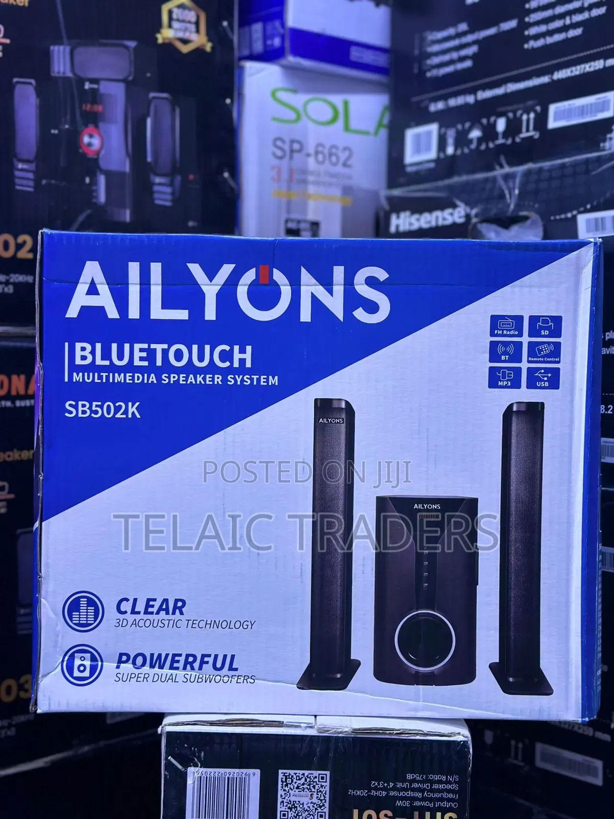 Ailyons 2.1 SB502K Speaker System