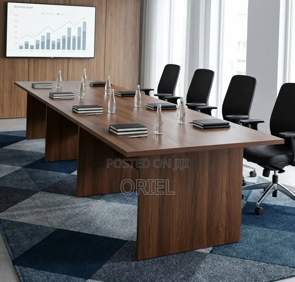 Modern Boardroom Table : 4m Custom-Made Boardroom Table