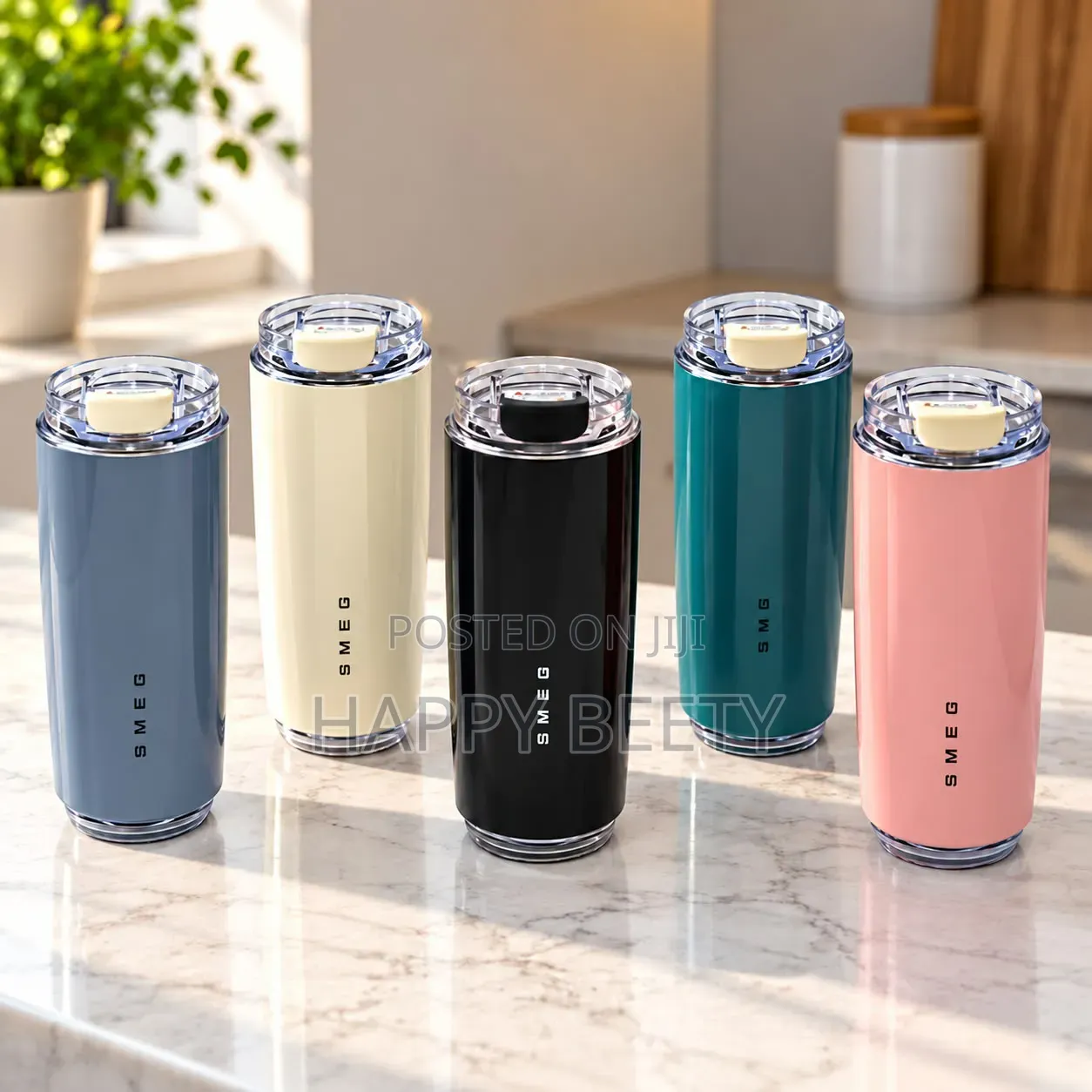 Smeg Coffee Cup
Premium Quality 
White Steel Vaccum Travel Mug