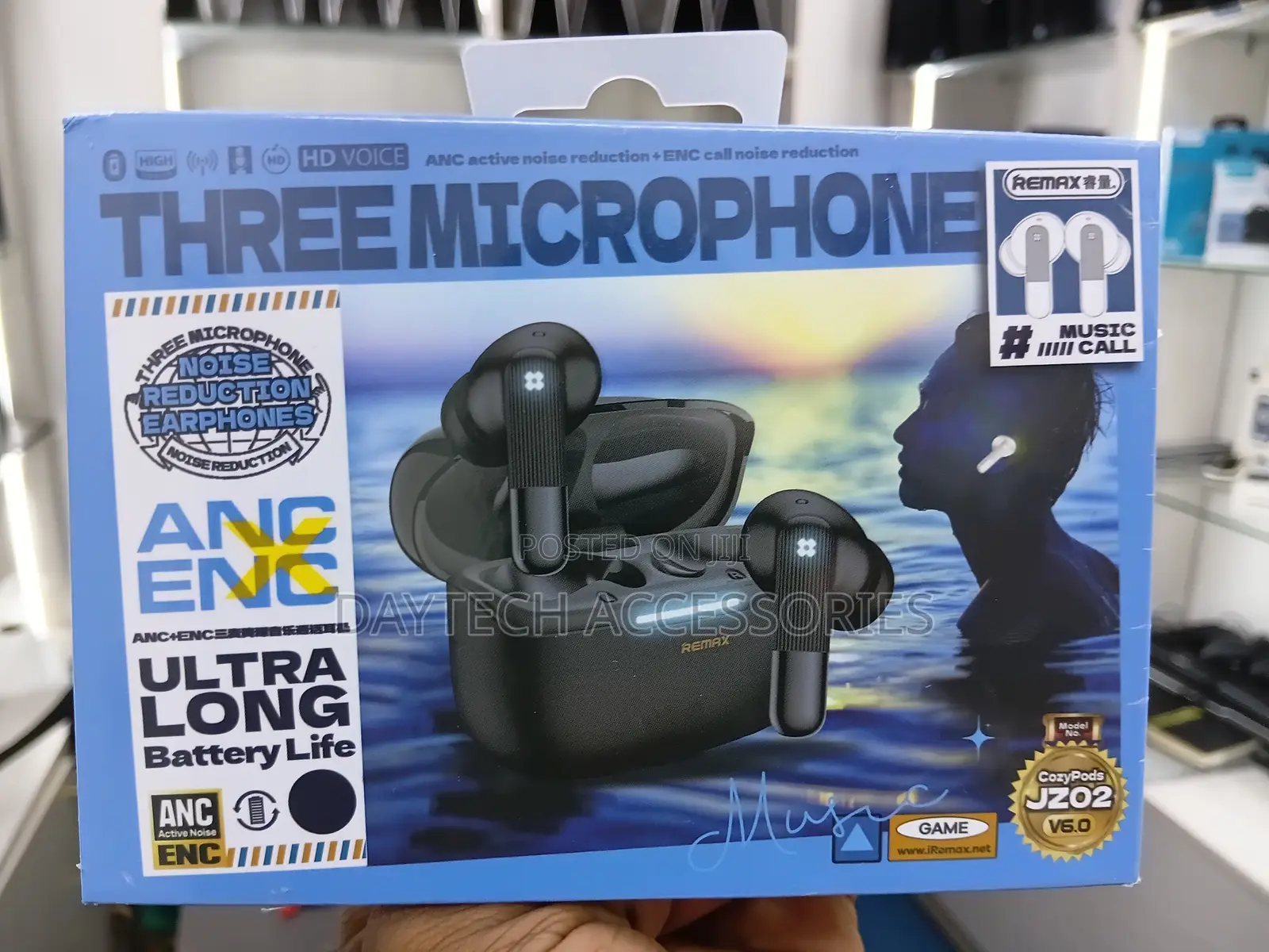 Remax CozyPods JZ02 Wireless Earbuds Active Noise Cancellation (ANC)