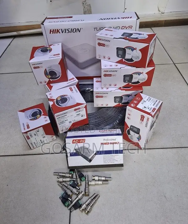 Best Hikvision Smart Hybrid CCTV 8Cameras 8 Channel DVR Full Kit