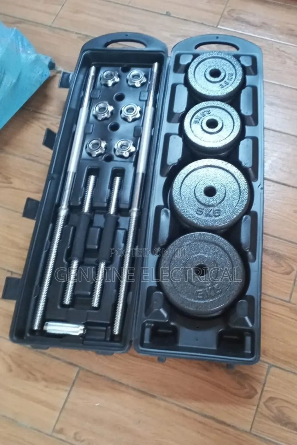 Brand New 50kg Dumbbell Set /Chrome Cast Iron