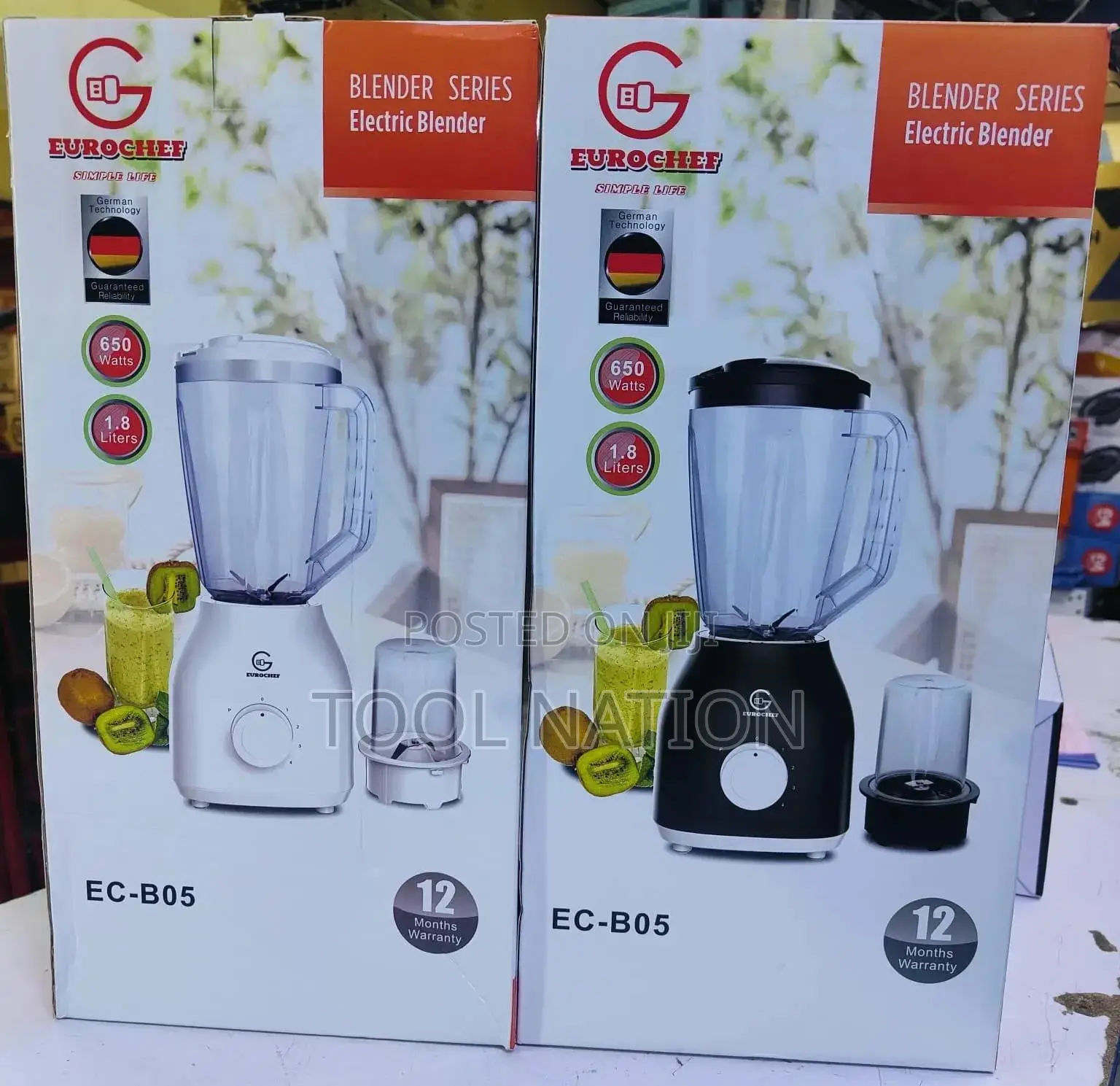 650 Watts Eurochef Electric Blender