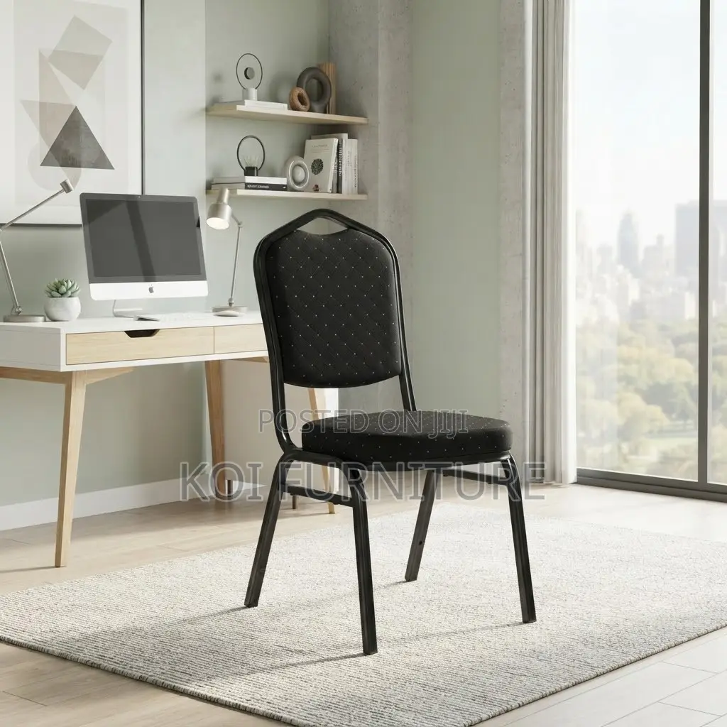 Office Chairs; Black Home Office Conference Armless Seats