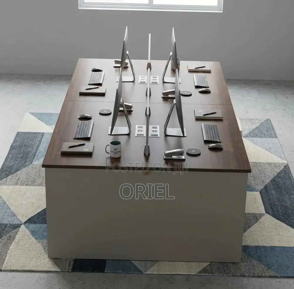 4-Way Modular Workstation : Office Workstation With Storage
