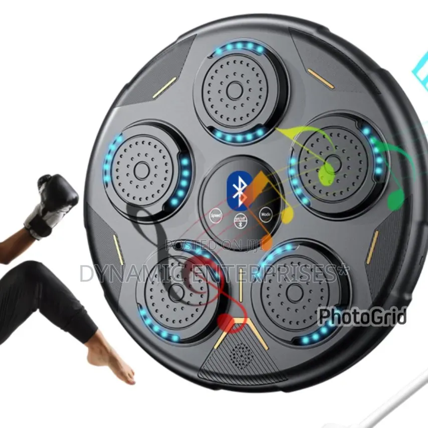 Bluetooth Wall Mounted Punch Boxing Trainer With LED Display.