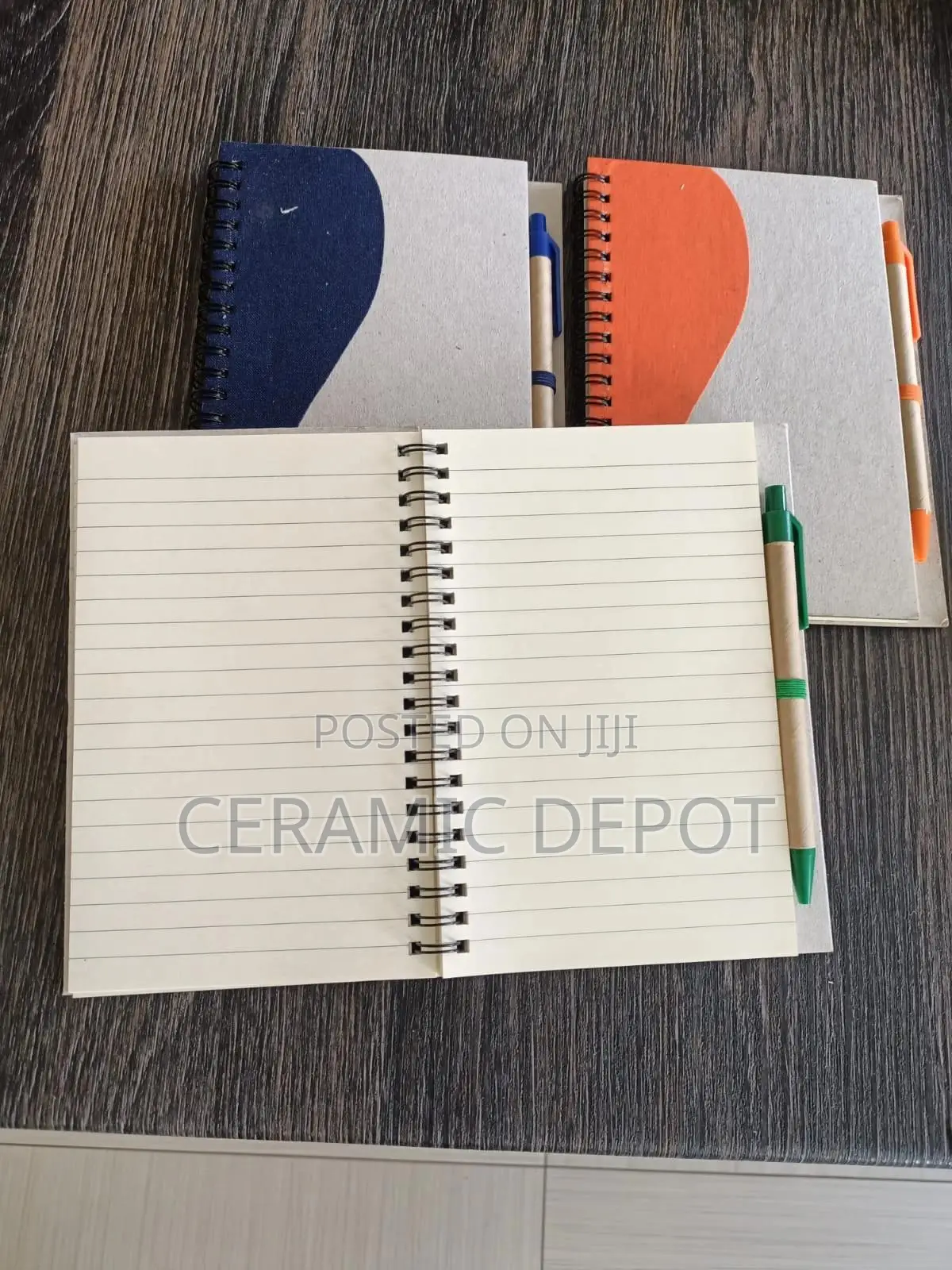 Ecofriendly Note Books Pack of 3pcs Single Ruled,Spiral.