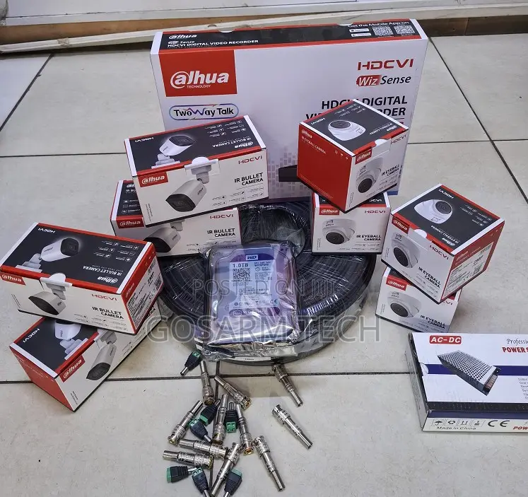 Dahua 8 Channels CCTV Kit With 8 Cameras Dome/Bullet