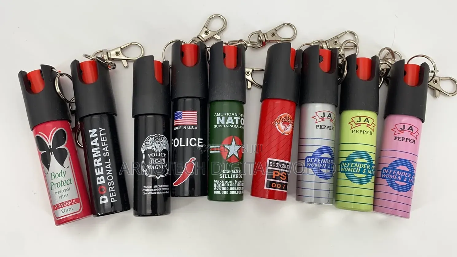 Tactical Self-Defense Keychain Spray