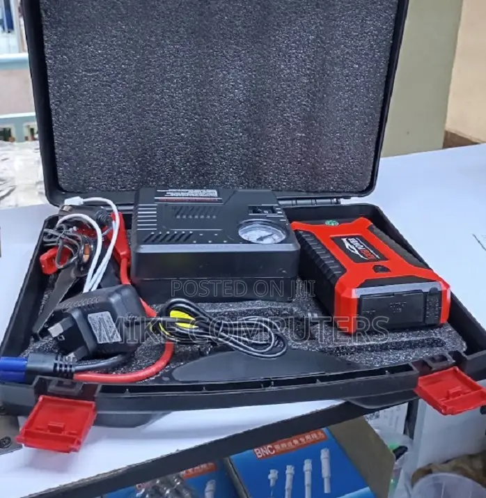 Portable 12V Car Jump Starter Tyre Air Compressor 99800
