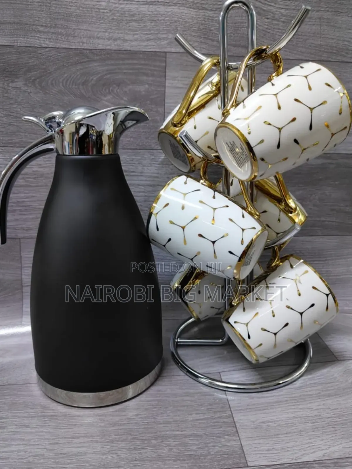 Marble Gold Combo Tea Set