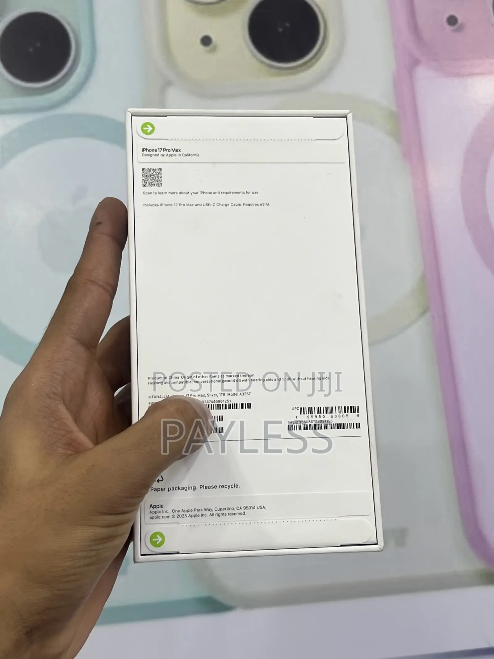 New Apple iPhone 17 Pro Max 1 TB Silver