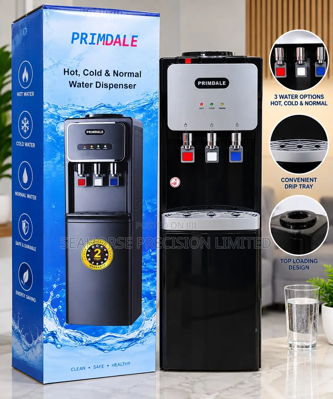 Primdale Hot, Cold Normal Water Dispenser
