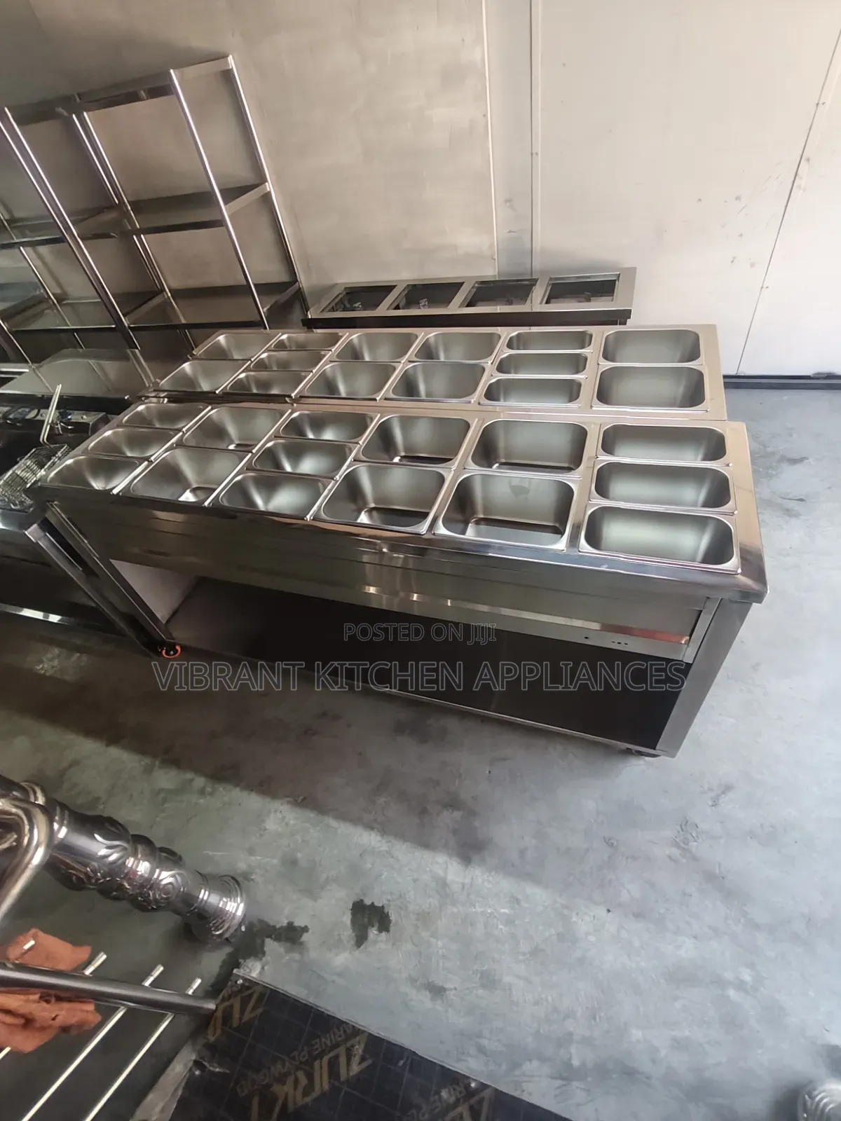 Six-Partition Stainless Steel Electric Food Warmer