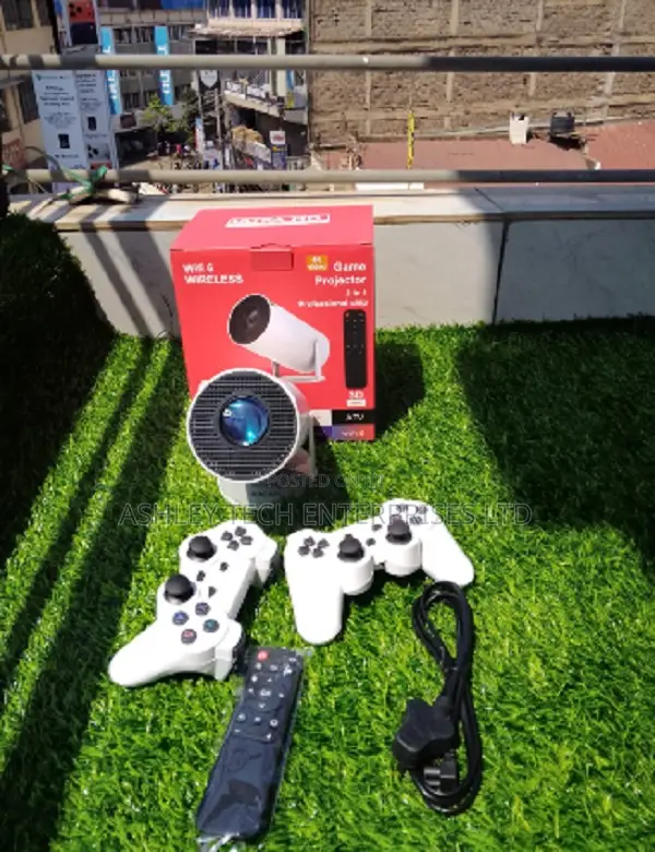 HY300 Smart LED Projector – Portable Home Theater at 