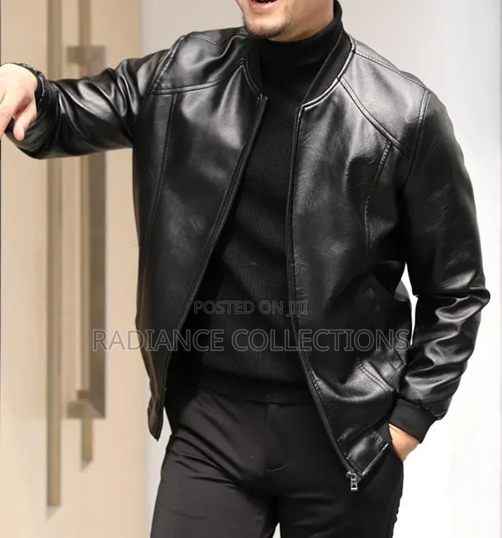 Leather Bombar Jackets (Sizes S-4xl)