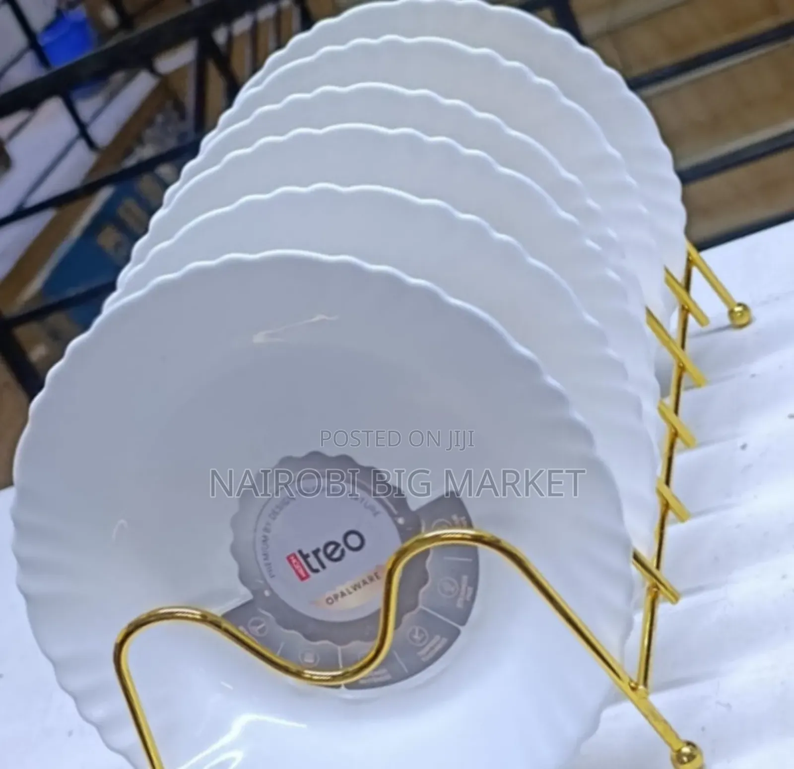 7.5" Side Plates White 6 PCS