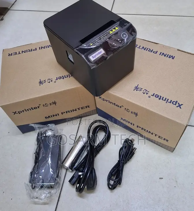 Xprinter Thermal Receipt Printer XP-T80A – 80mm, LAN + USB Printer