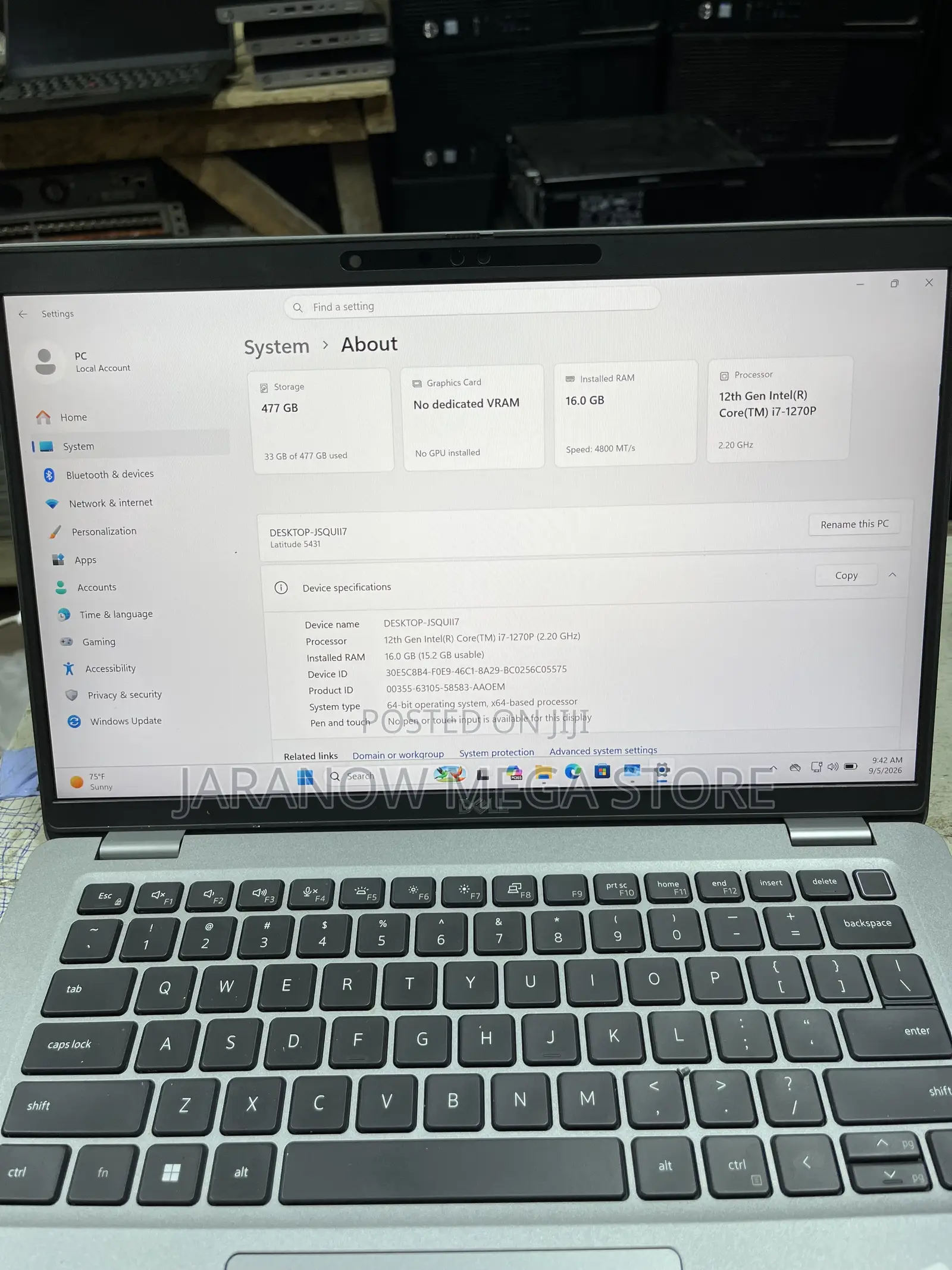 Laptop Dell Latitude 5431 16GB Intel Core i7 SSD 512GB