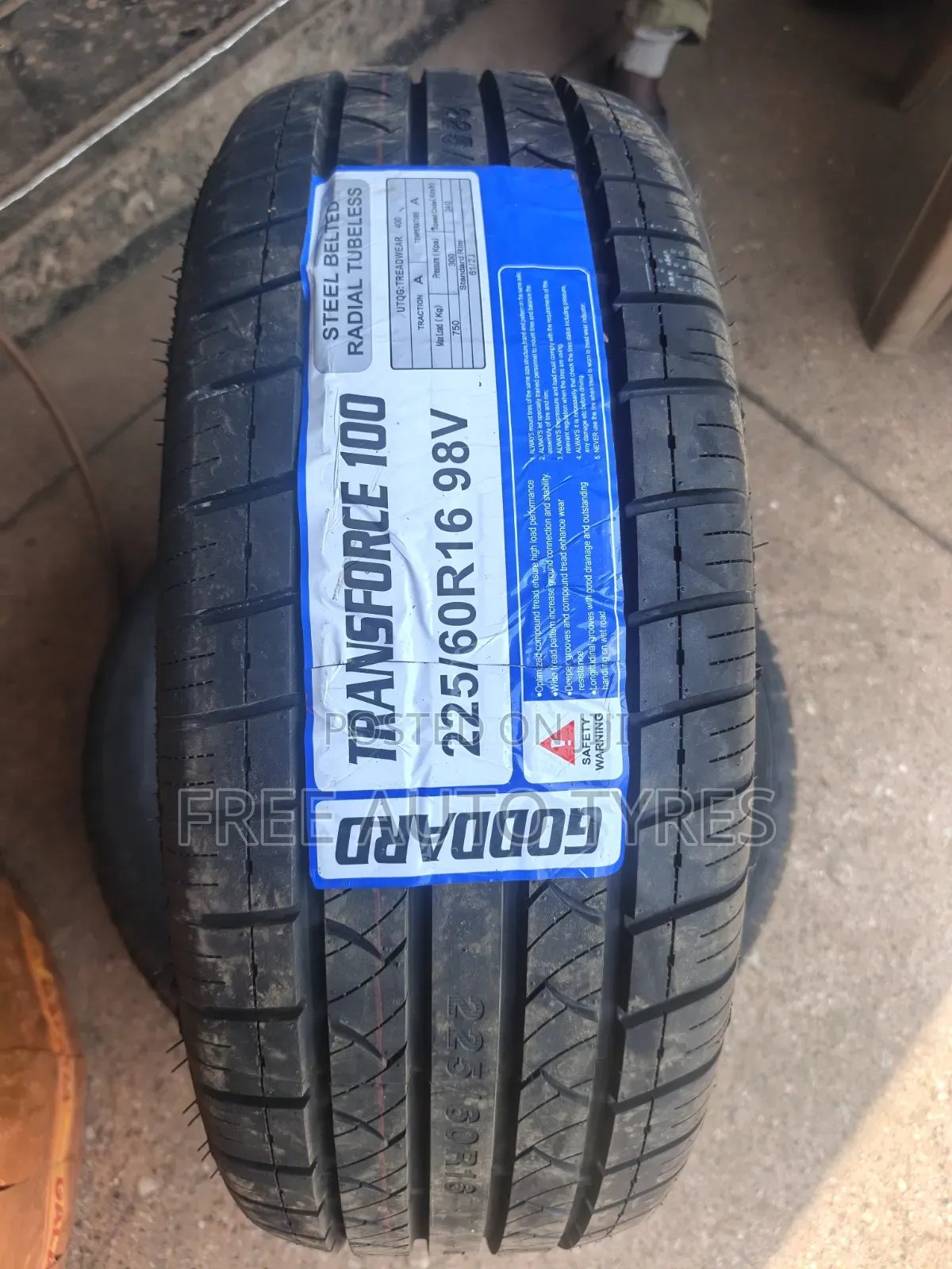225/60r16 Goddard Tyres