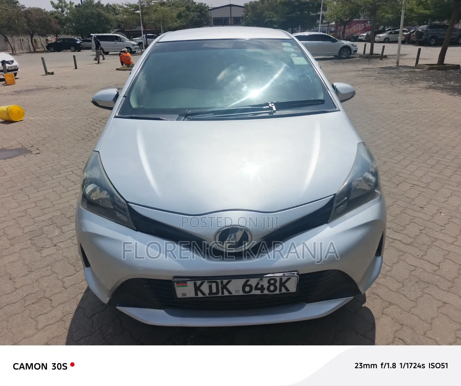 Toyota Vitz 2016 Silver