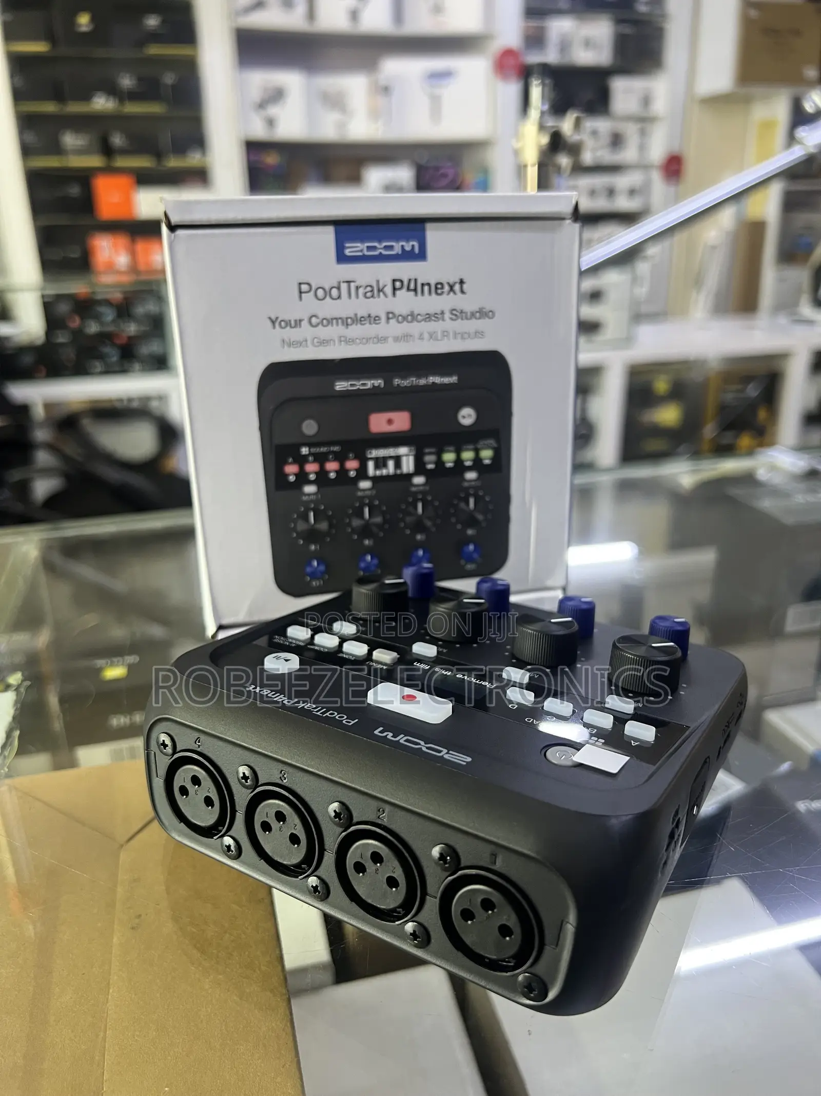 Zoom PodTrak P4next Portable Multitrack Podcast Recorder