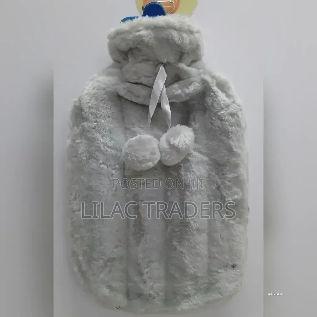 2L Hot Water Bottle – Soft Woolen Cover | Different Colours