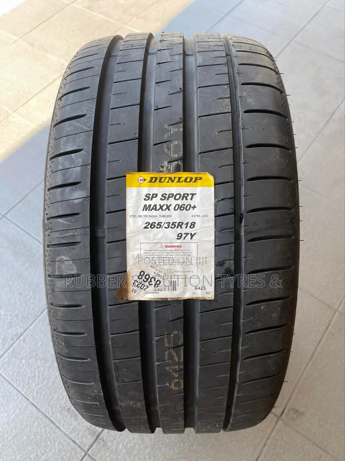 265 /35 R18 Dunlop Tyres 97y Sp Sport Made in Japan