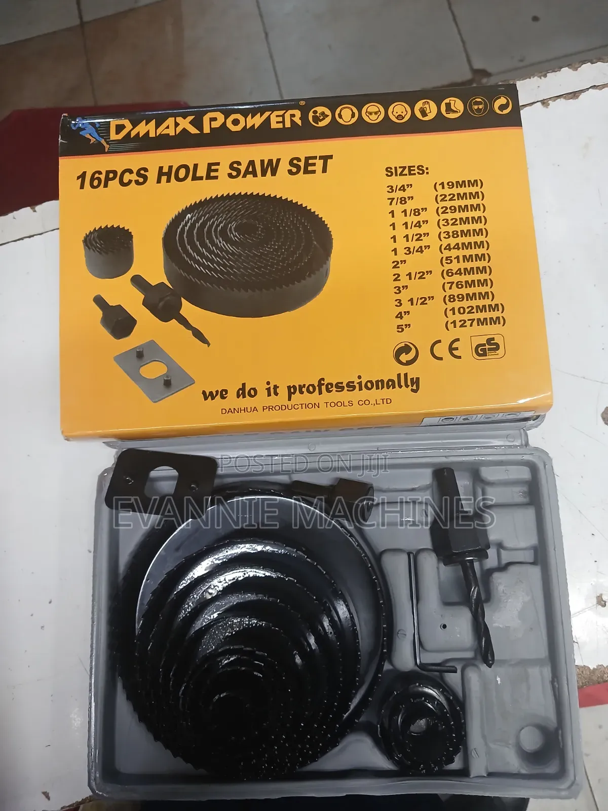 16-Piece Dmax Power Hole Saw Set