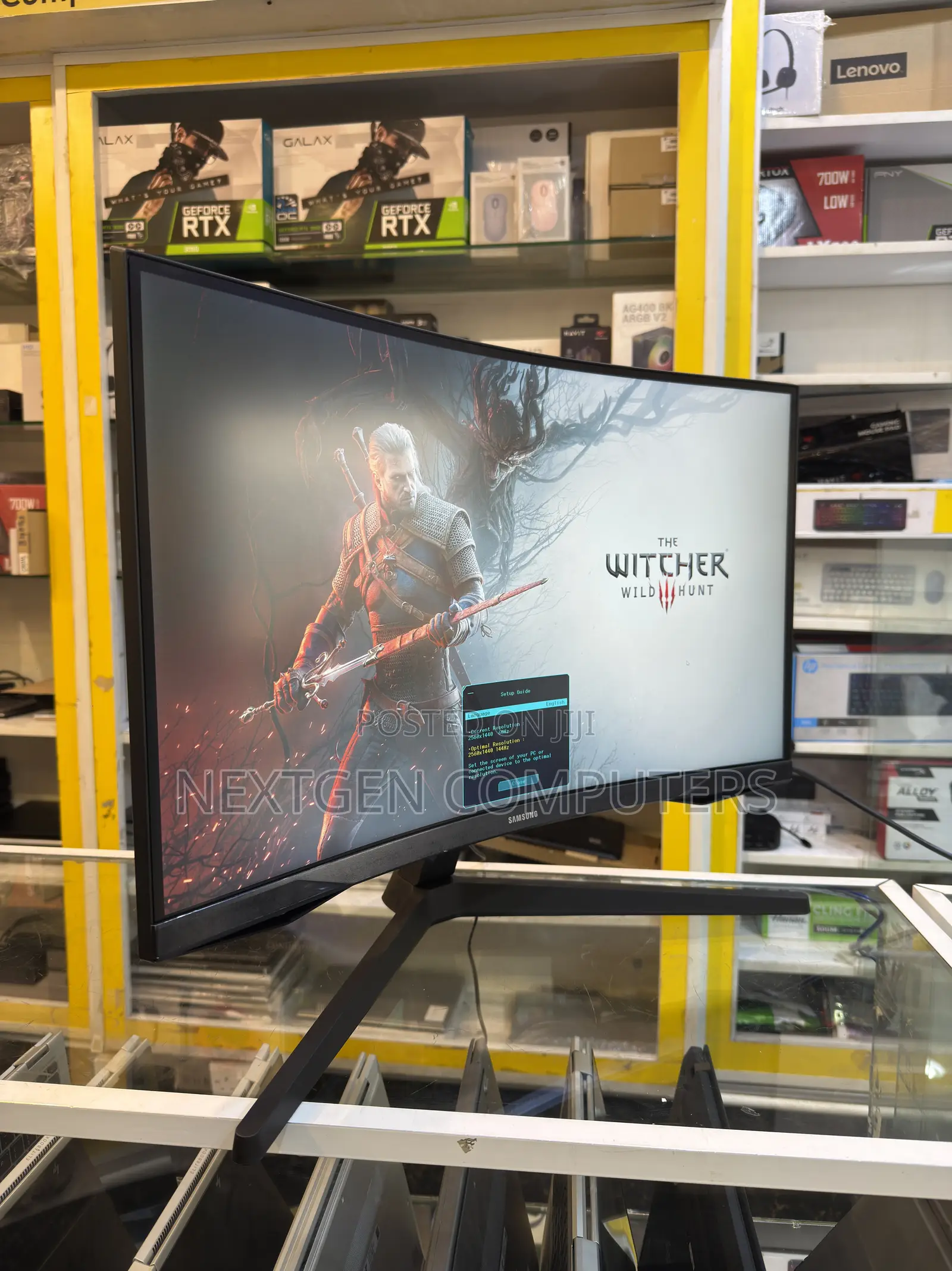 Samsung Odessey G5 27” (S27CG552EM) QHD 165Hz Curved Gaming Monitor
