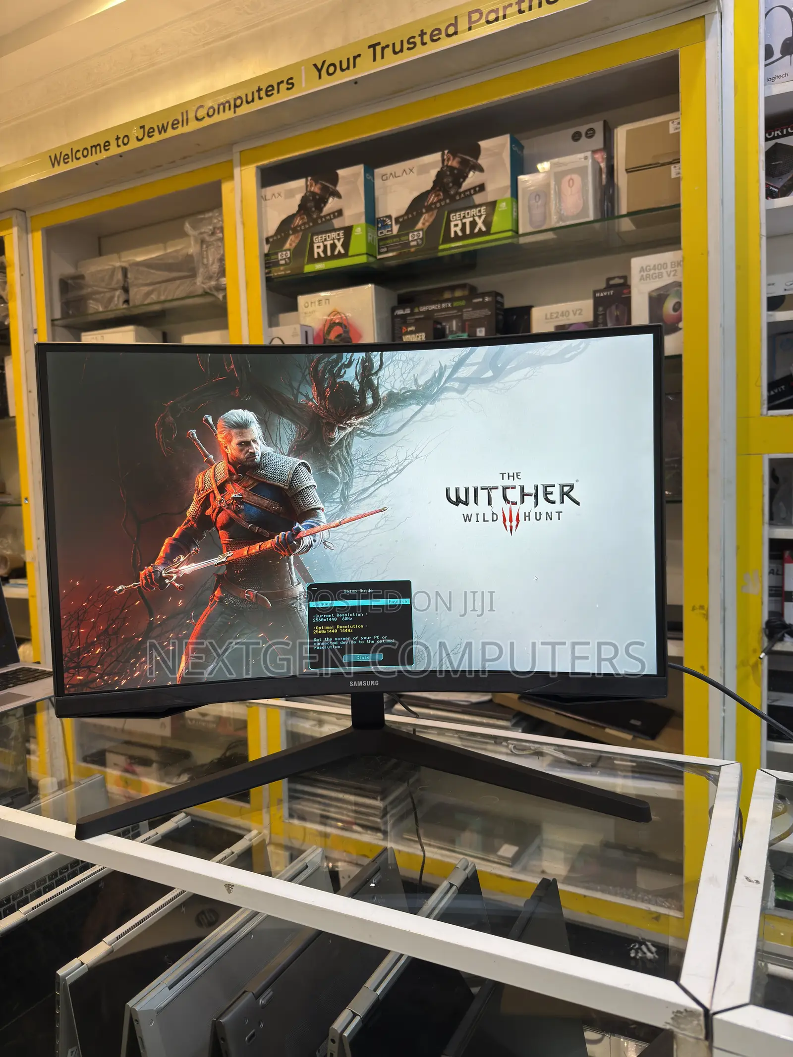 Samsung Odessey G5 27” (S27CG552EM) QHD 165Hz Curved Gaming Monitor