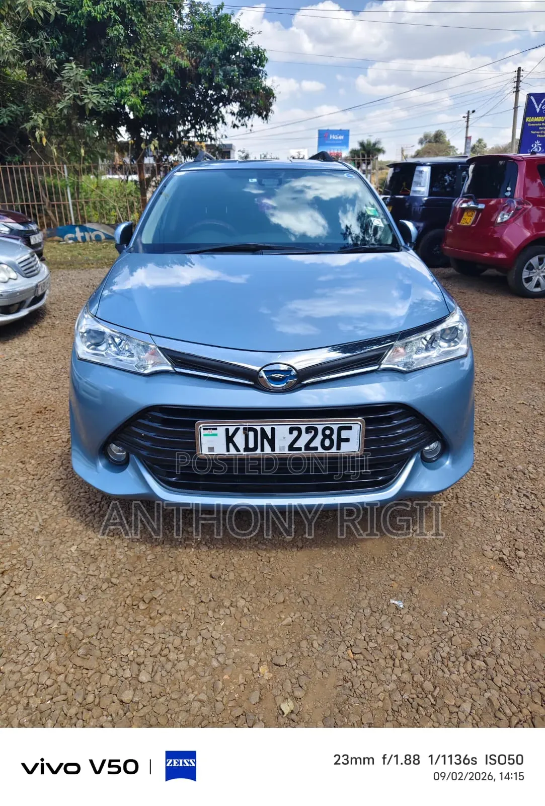 Toyota Corolla Fielder 2016 Blue