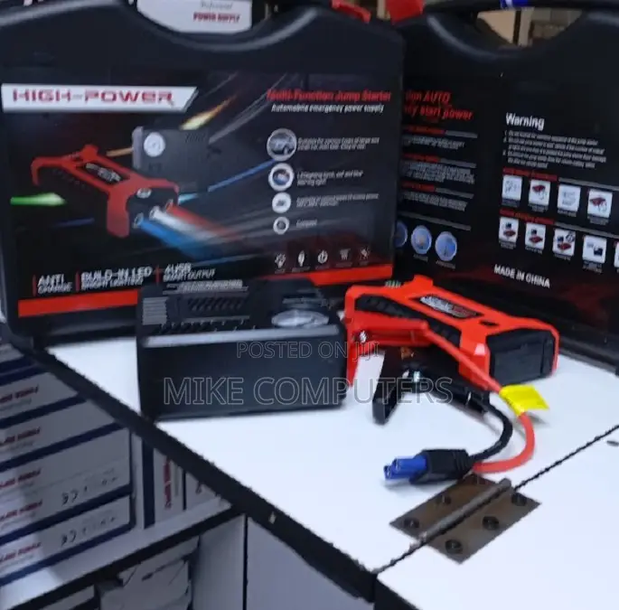 Portable 12V Car Jump Starter Tyre Air Compressor 99800