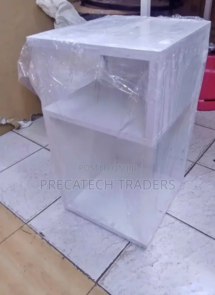 Joy S-Shape Side Table With Storage