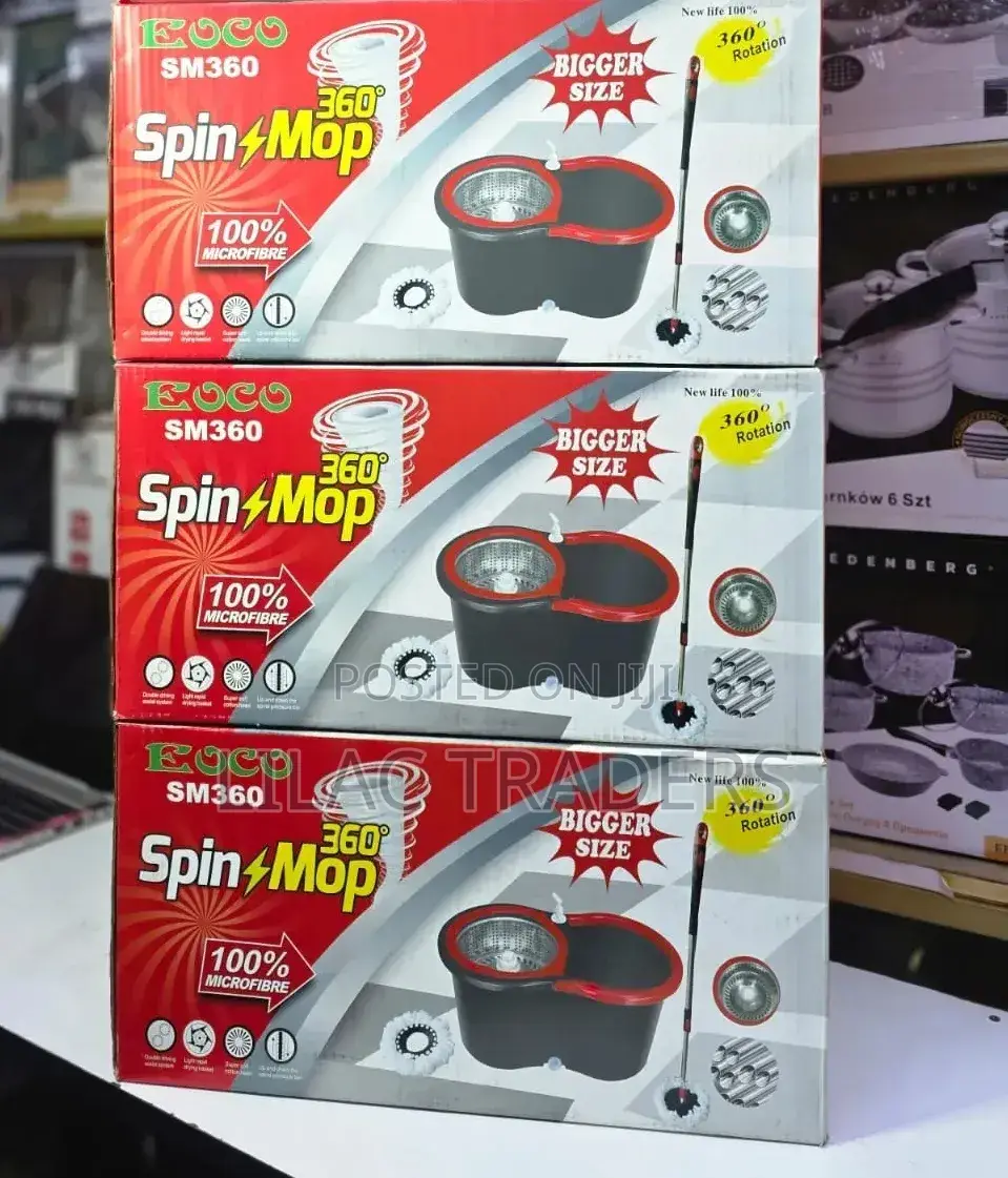 Spin*360° Magic Spin Mop BIGGER SIZE WITH METALLIC INSERT* City