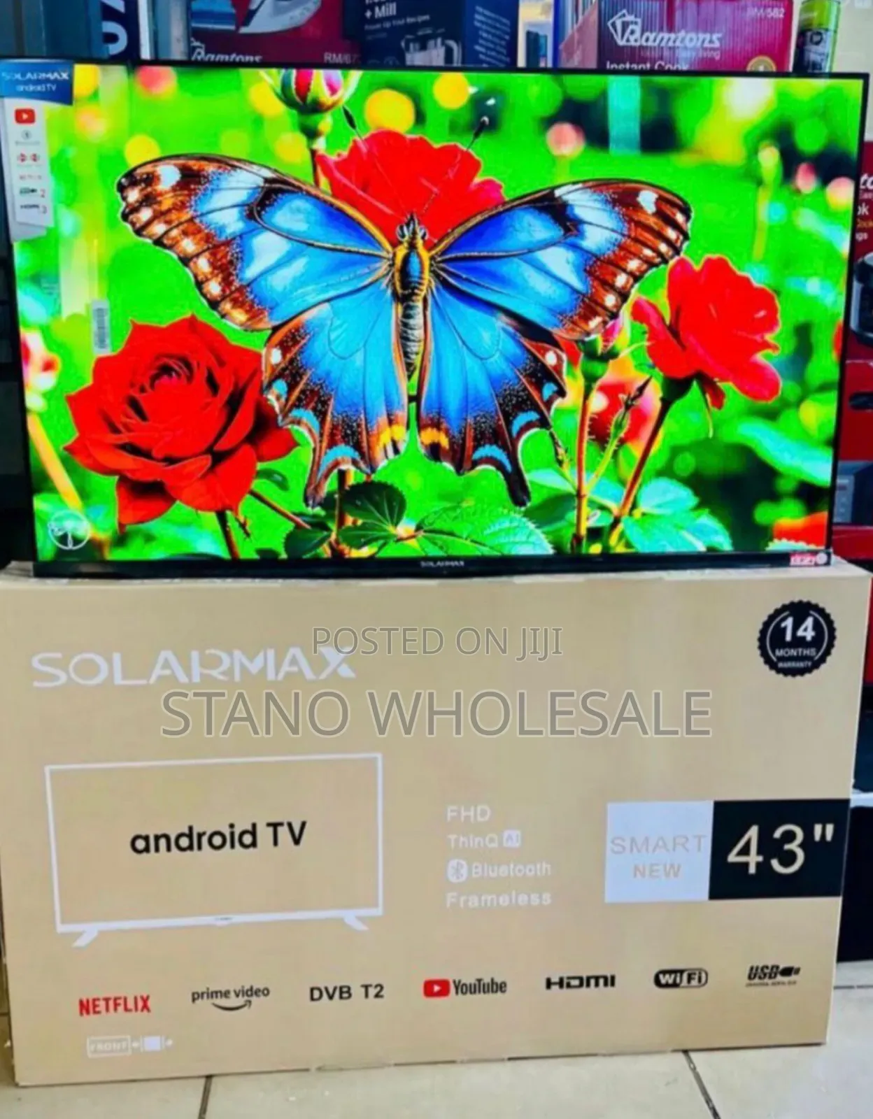 Solarmax 43inches Qled TV