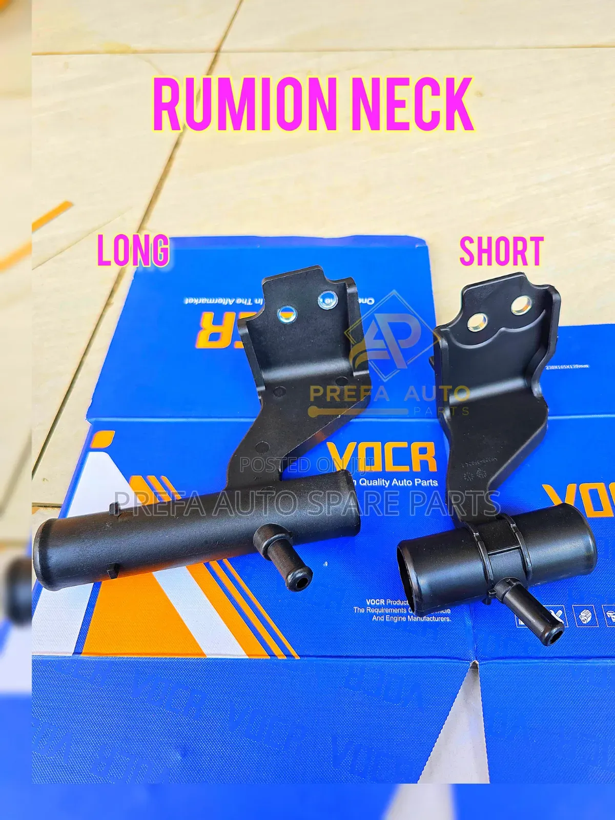 Radiator Necks Rumion Short and Long Necks