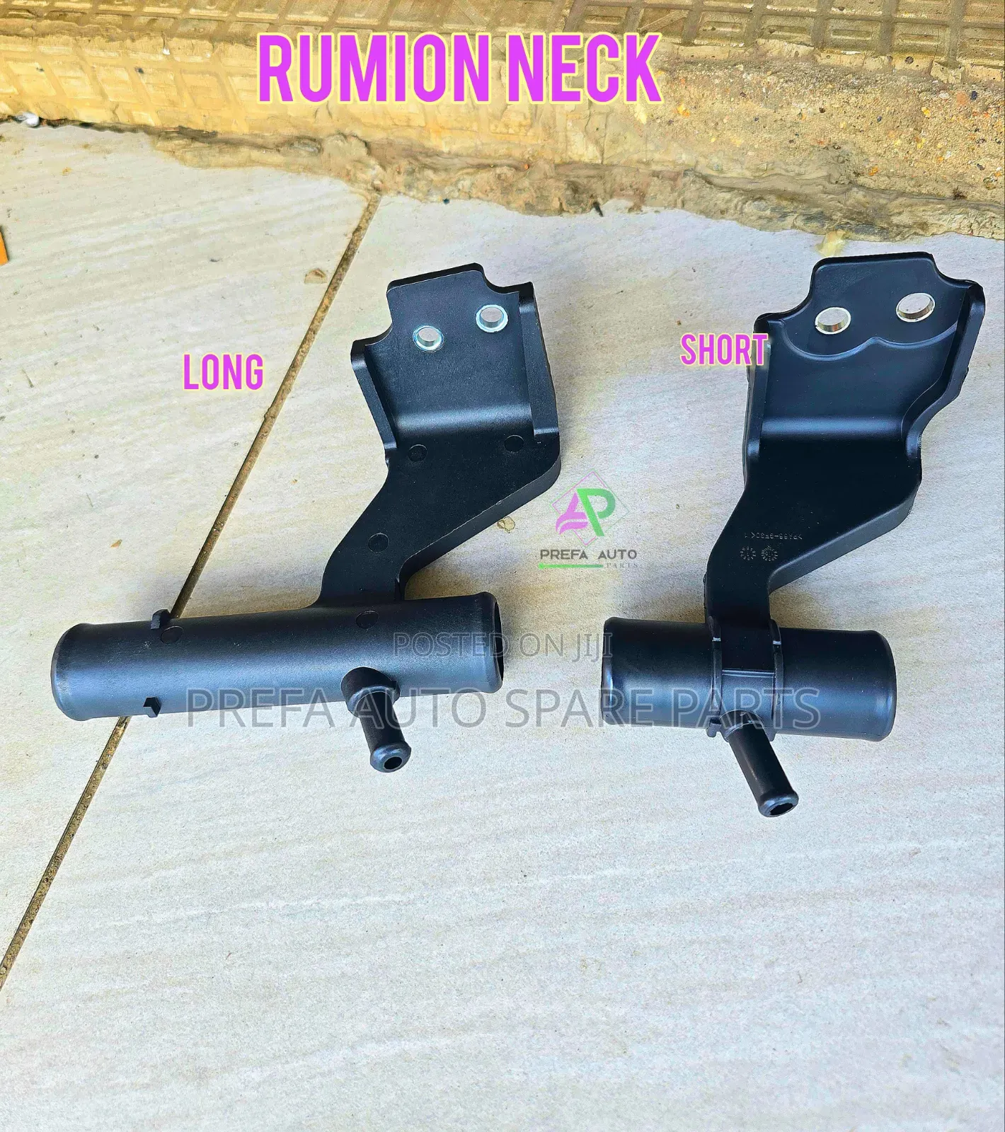 Radiator Necks Rumion Short and Long Necks