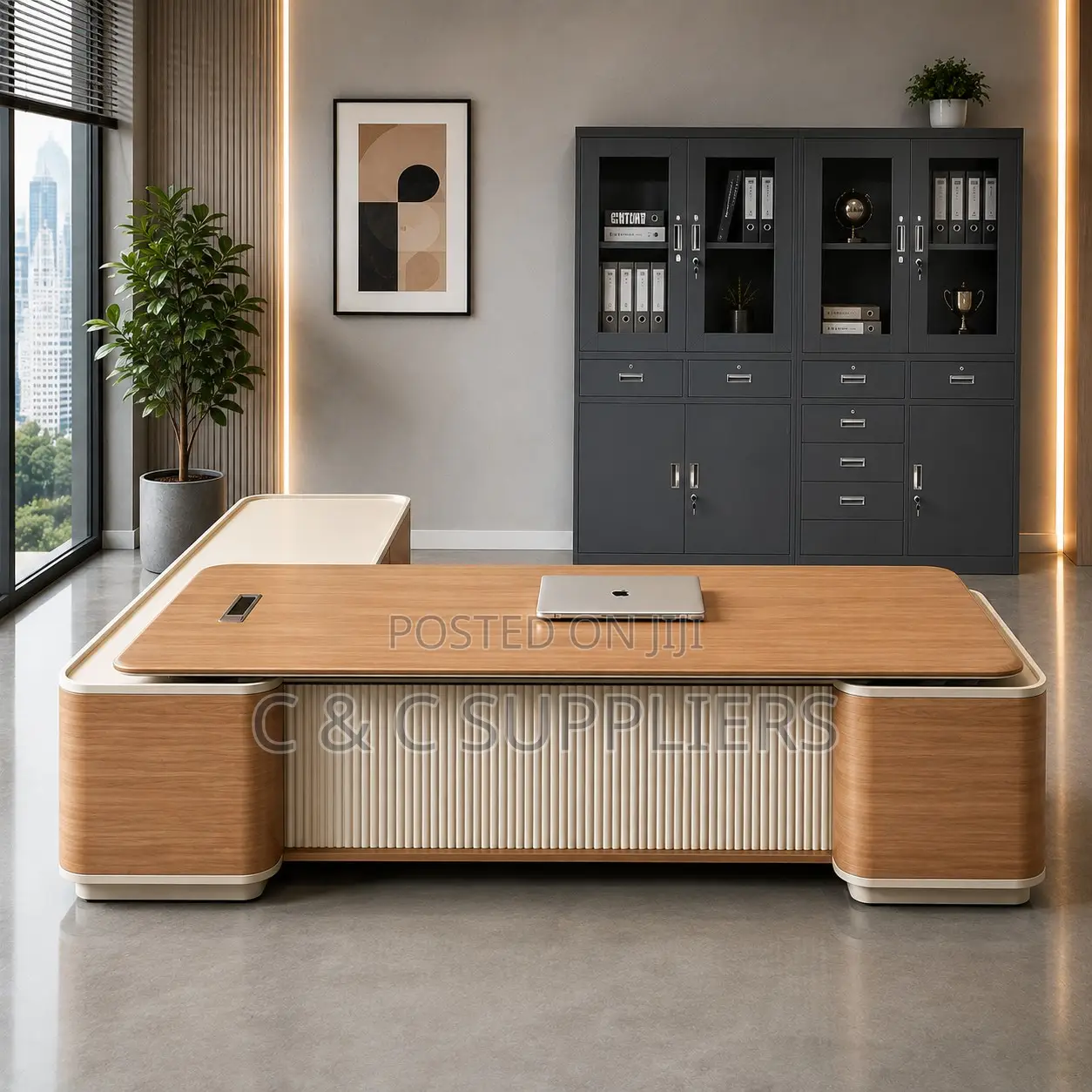 Executive Boss Table With Extension(240cm)