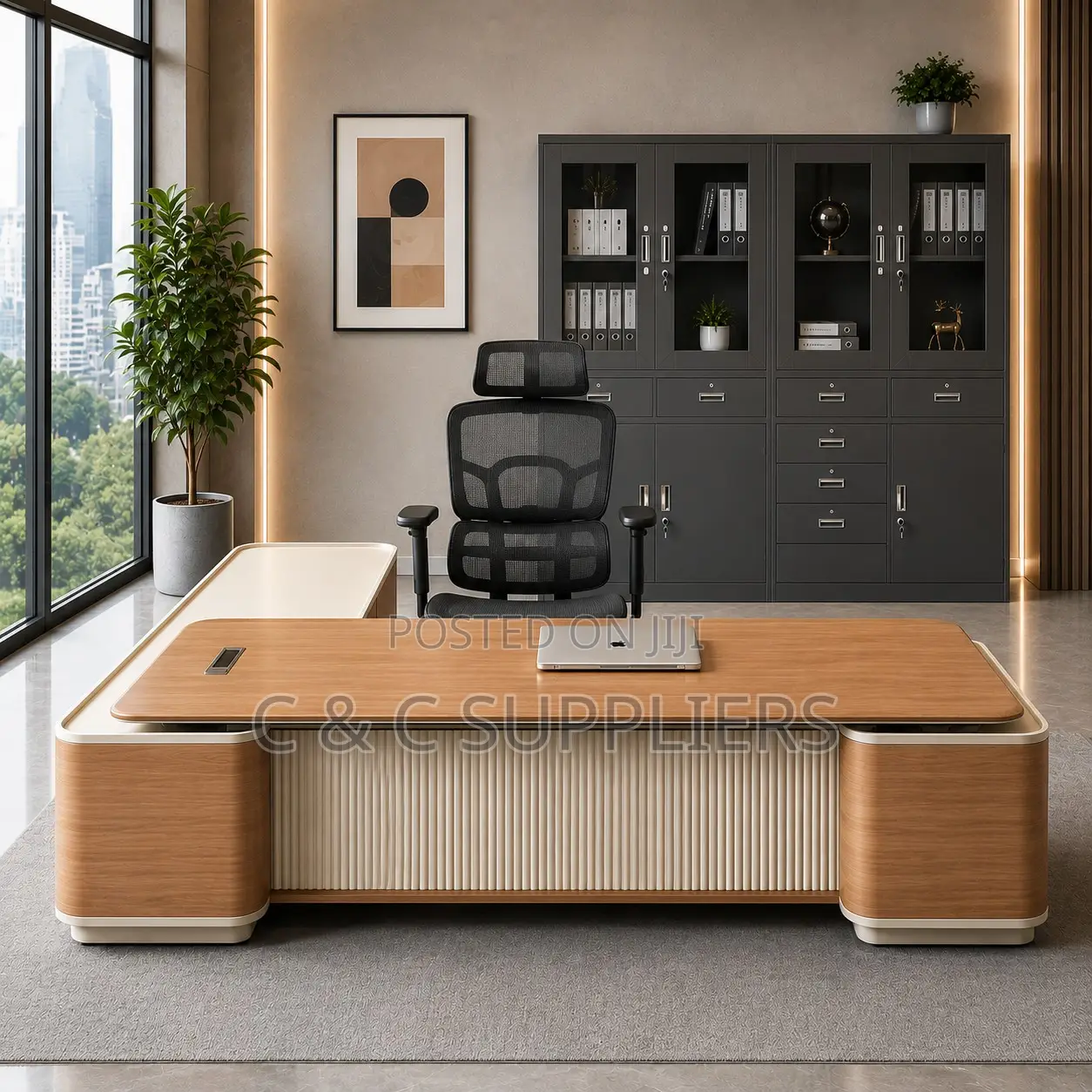 Executive Boss Table With Extension(240cm)