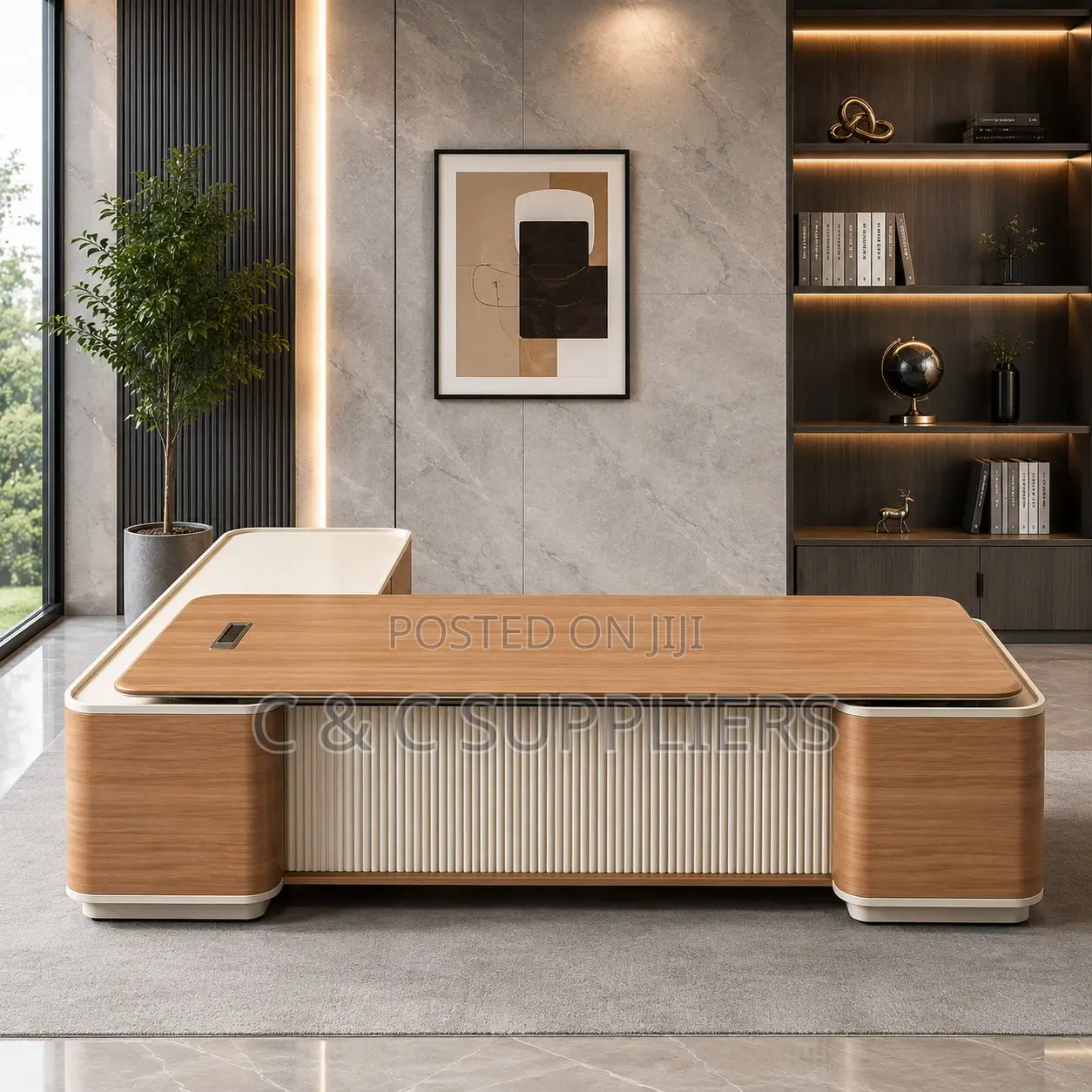 Executive Boss Table With Extension(240cm)