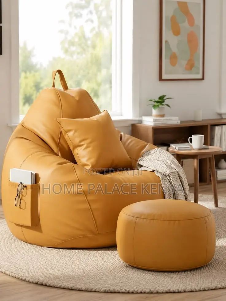 Chair; Modern Floor Bean Bag Chair for Gaming, Reading and Relaxing