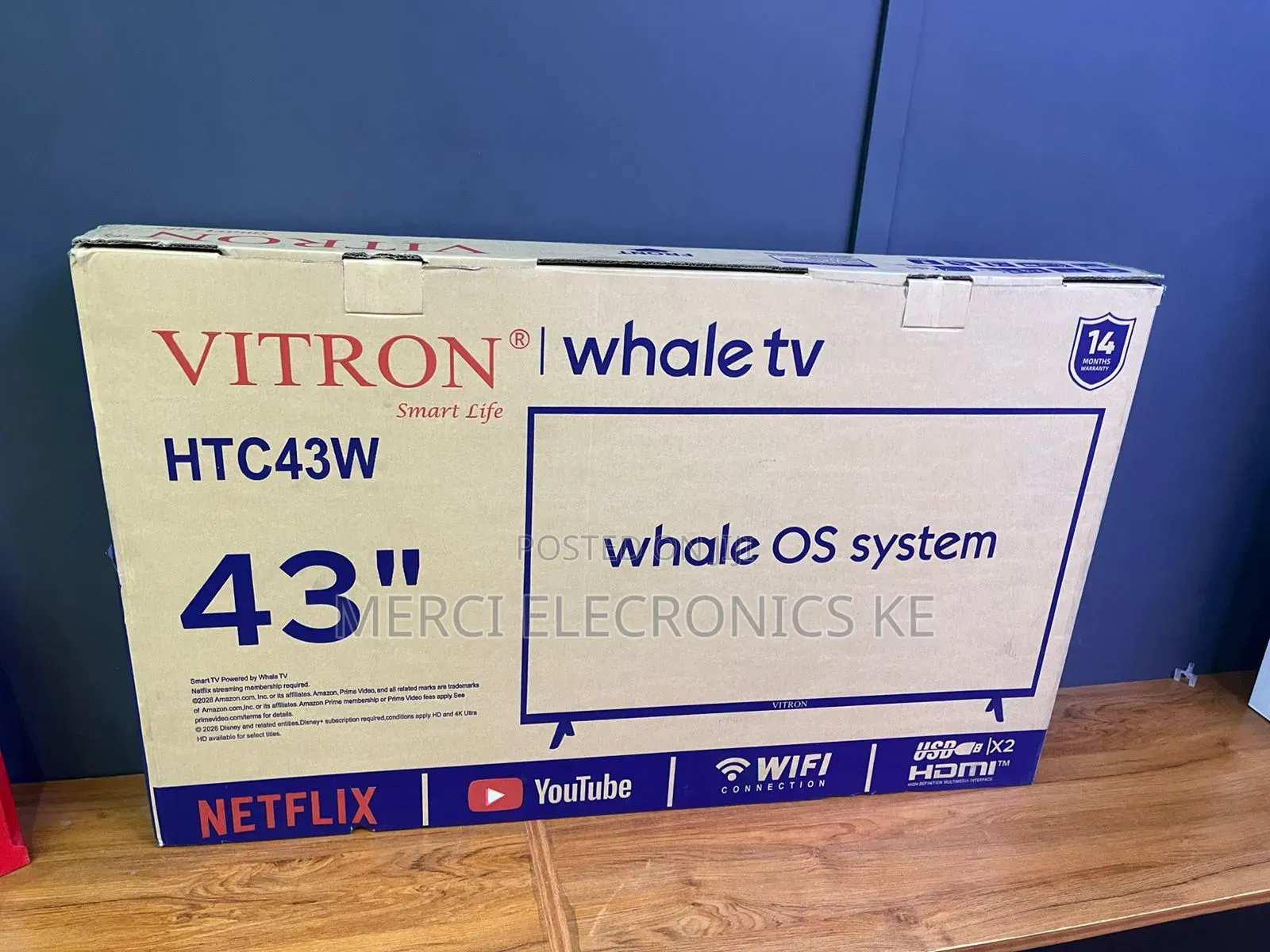 Vitron 43 Inch Whale TV HTC43W