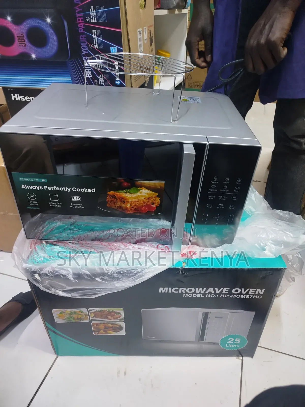 Hisense Microwave Oven With Grill Function 25litres