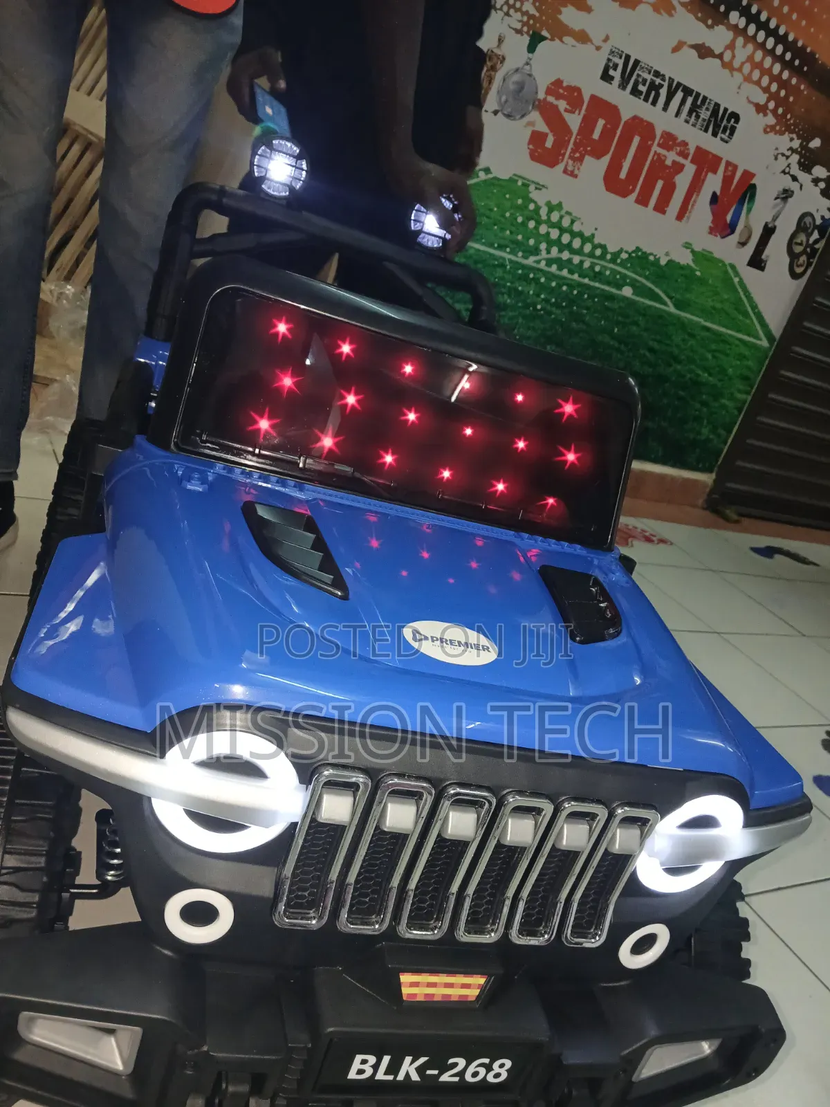 Jeep-Style Kids' Electric Ride-on Car, **[Model BLK-268]**