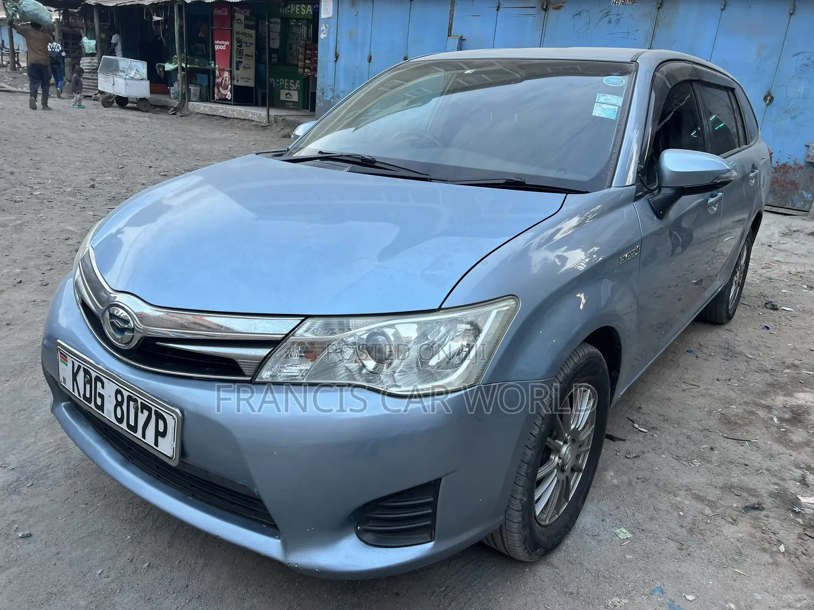 Toyota Corolla Fielder 2014 Blue