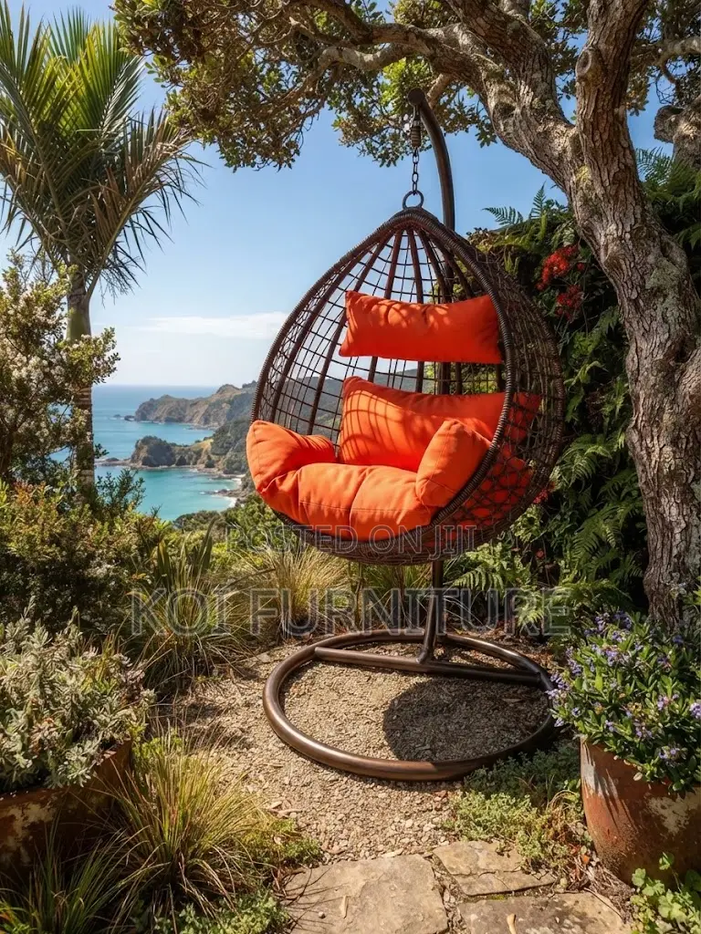 Home Chairs; Rattan Hanging Rotational Balcony Outdoor Hammock Chair