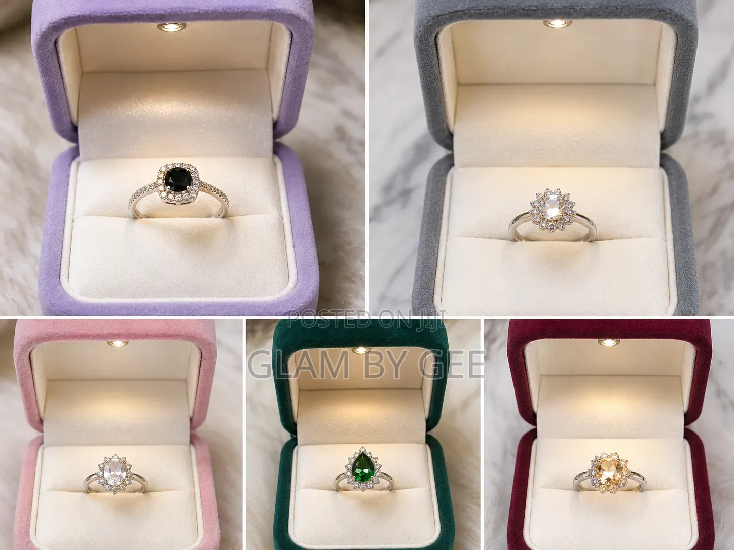Elegant Stone Engagement Ring
